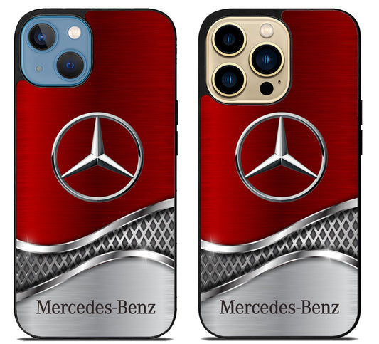Mercedes Benz Metallic iPhone 14 | 14 Plus | 14 Pro | 14 Pro Max Case