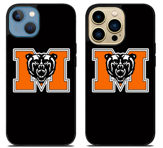 Mercer Bears Black iPhone 14 | 14 Plus | 14 Pro | 14 Pro Max Case
