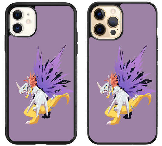 MetalGreymon Digimon Purple iPhone 12 | 12 Mini | 12 Pro | 12 Pro Max Case