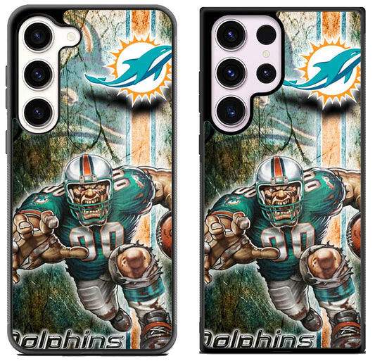 Miami Dolphins Background Samsung Galaxy S23 | S23+ | S23 Ultra Case