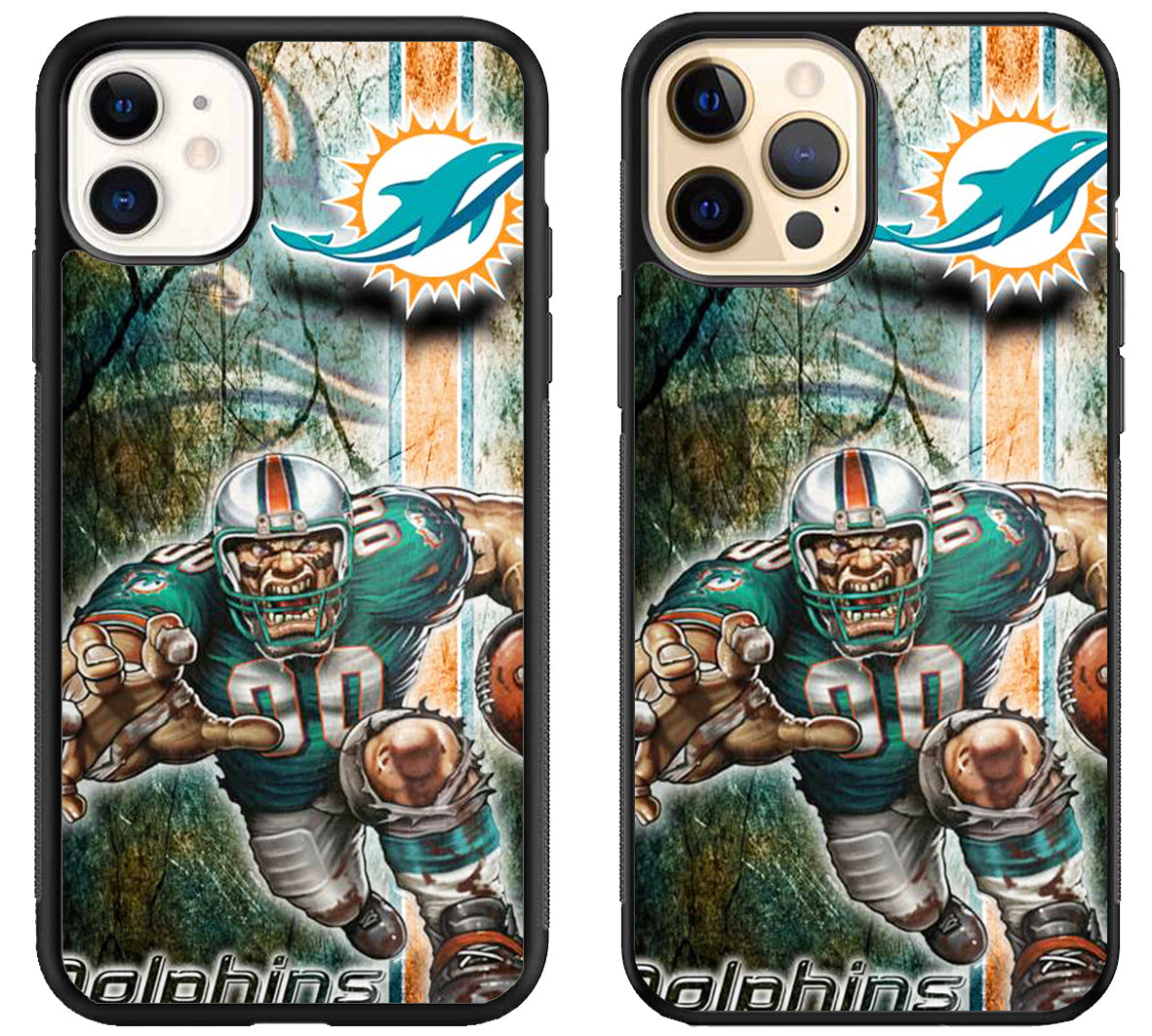 Miami Dolphins Background iPhone 12 | 12 Mini | 12 Pro | 12 Pro Max Case