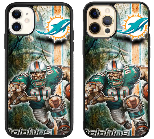 Miami Dolphins Background iPhone 12 | 12 Mini | 12 Pro | 12 Pro Max Case
