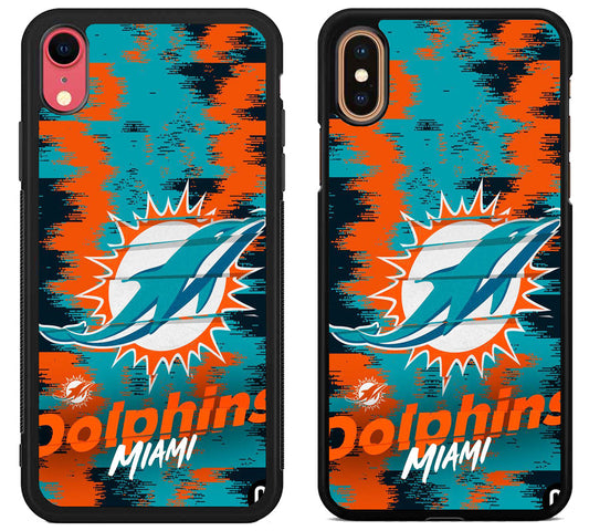 Miami Dolphins Colorfull iPhone X | Xs | Xr | Xs Max Case