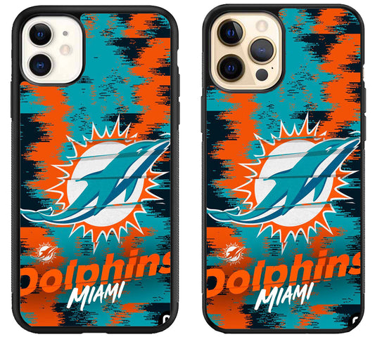 Miami Dolphins Colorfull iPhone 12 | 12 Mini | 12 Pro | 12 Pro Max Case