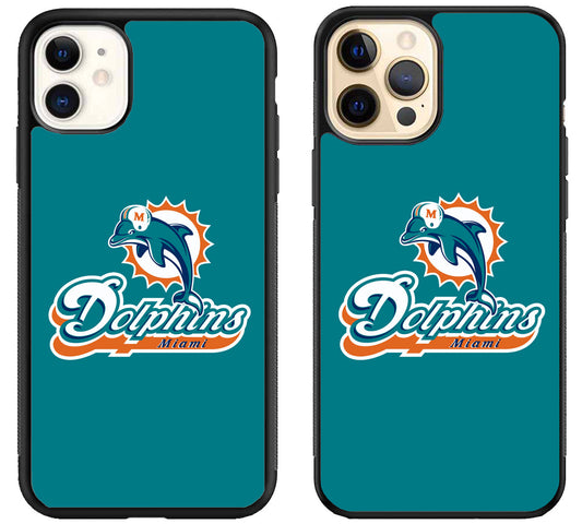 Miami Dolphins Logo iPhone 12 | 12 Mini | 12 Pro | 12 Pro Max Case