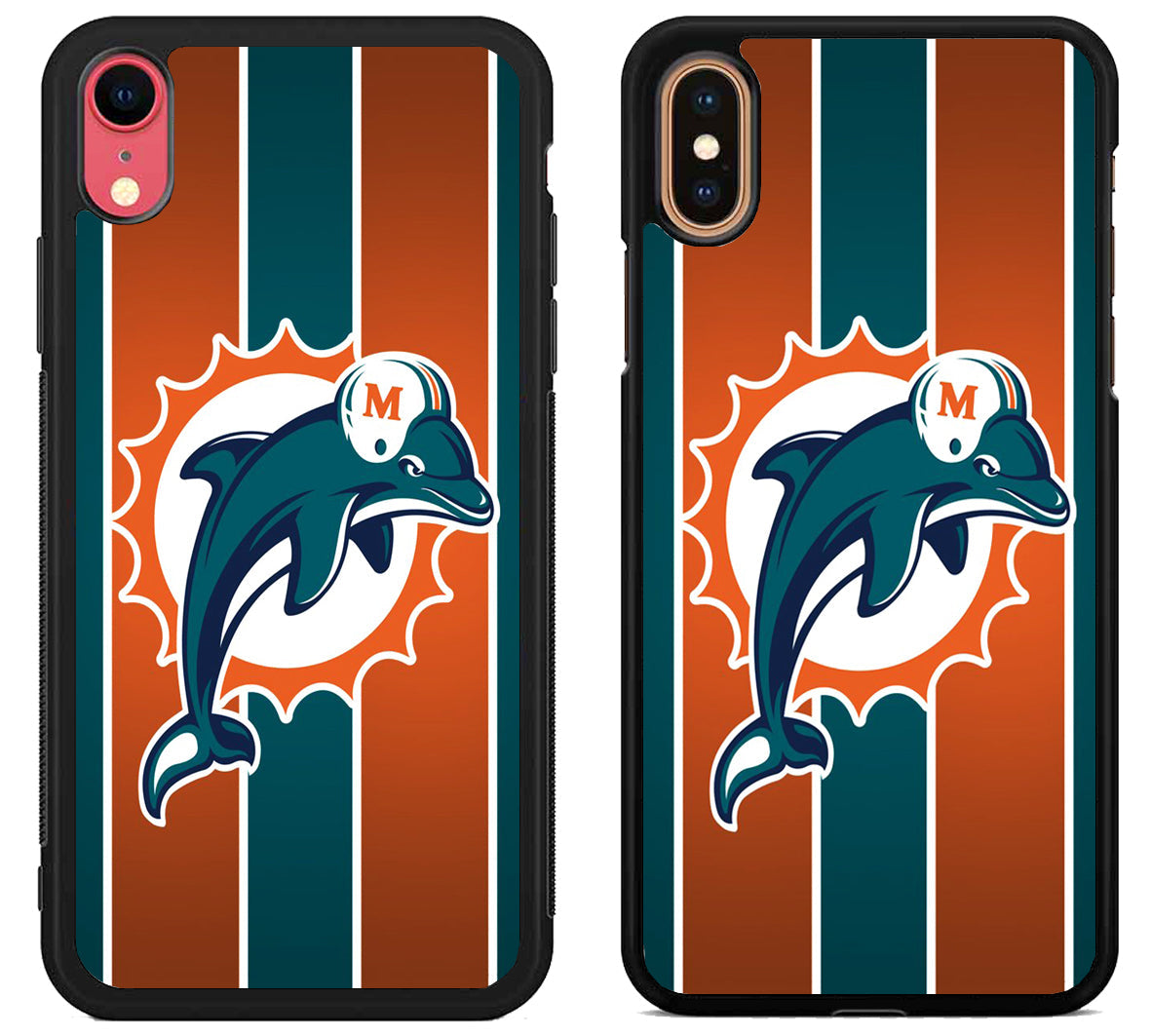 Miami Dolphins Stripe iPhone X | Xs | Xr | Xs Max Case