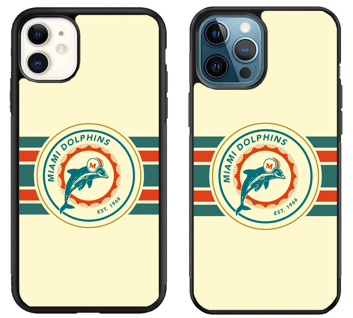 Miami Dolphins Striped iPhone 11 | 11 Pro | 11 Pro Max Case