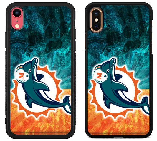 Miami Dolphins Wallpaper iPhone X | Xs | Xr | Xs Max Case