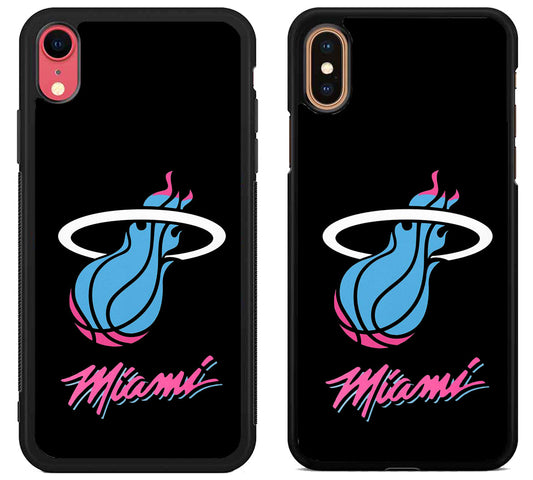 Miami Heat Logo Style iPhone X | Xs | Xr | Xs Max Case