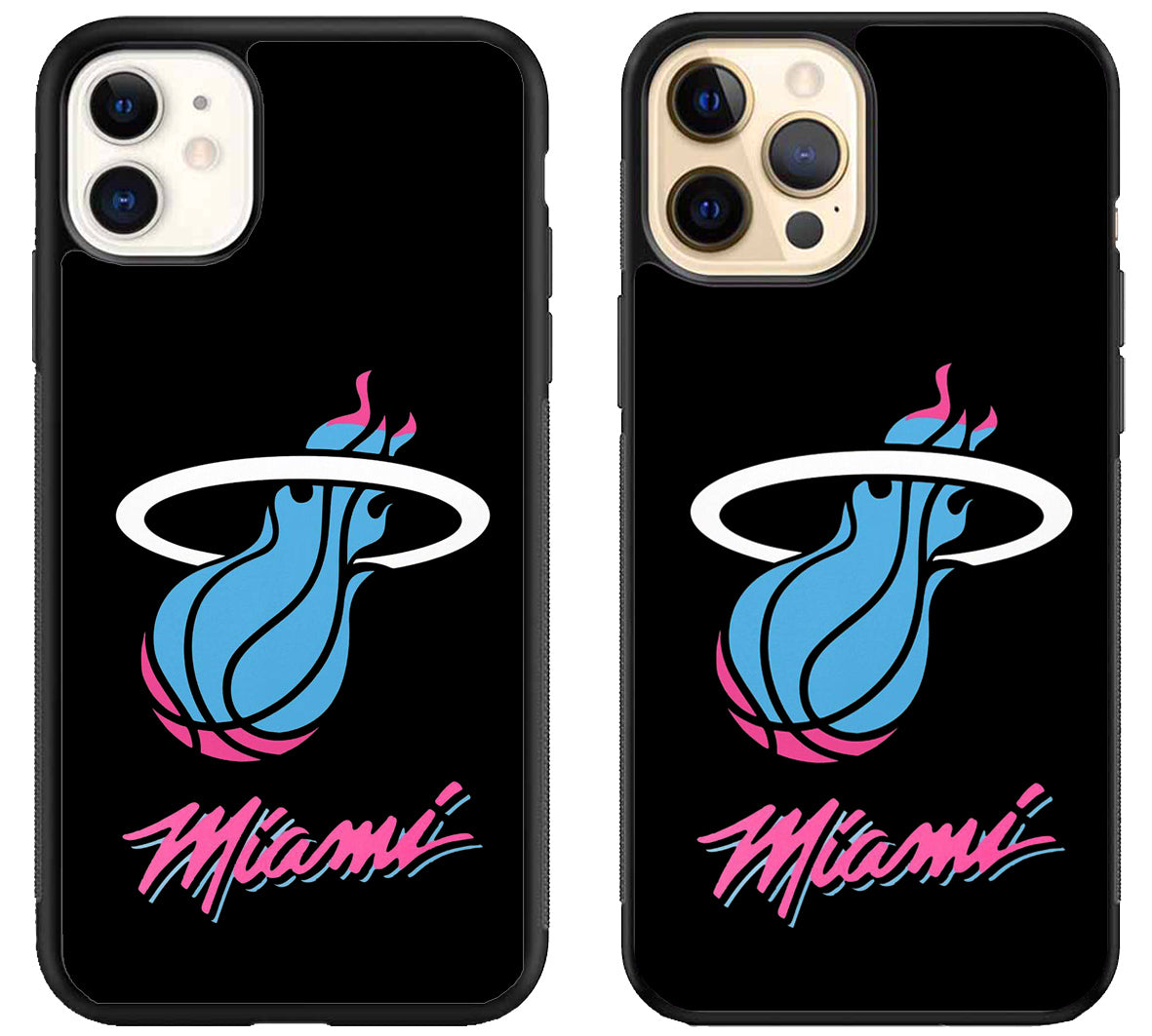 Miami Heat Logo Style iPhone 12 | 12 Mini | 12 Pro | 12 Pro Max Case
