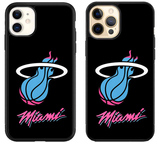 Miami Heat Logo Style iPhone 12 | 12 Mini | 12 Pro | 12 Pro Max Case