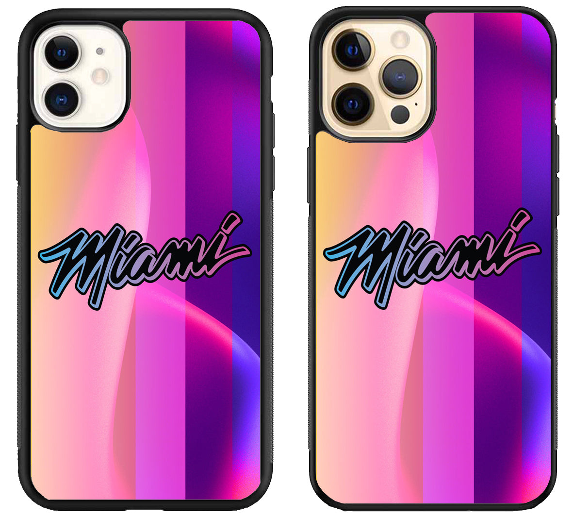 Miami Heat Logo Colorfull iPhone 12 | 12 Mini | 12 Pro | 12 Pro Max Case