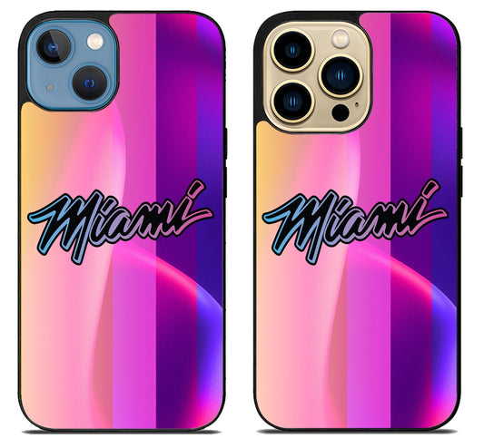 Miami Heat Logo Symbol Colorfull iPhone 14 | 14 Plus | 14 Pro | 14 Pro Max Case