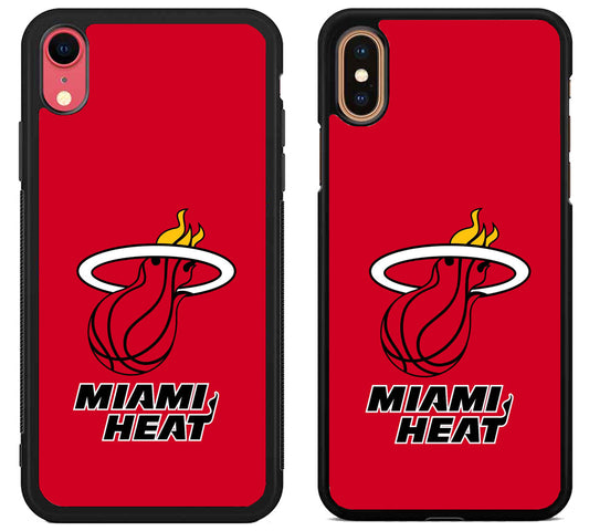 Miami Heat Red iPhone X | Xs | Xr | Xs Max Case