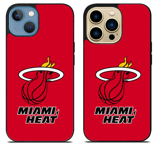 Miami Heat Red iPhone 14 | 14 Plus | 14 Pro | 14 Pro Max Case