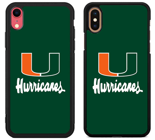 Miami Hurricanes Cool iPhone X | Xs | Xr | Xs Max Case