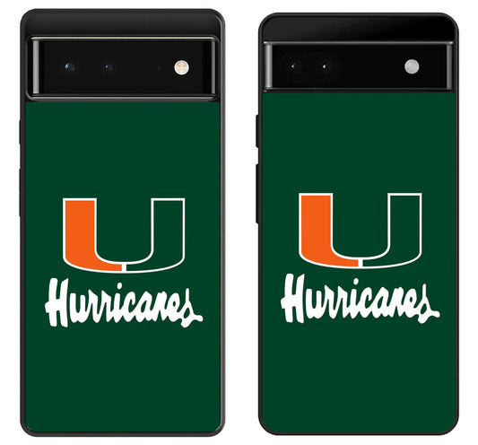 Miami Hurricanes Cool Google Pixel 6 | 6A | 6 Pro Case