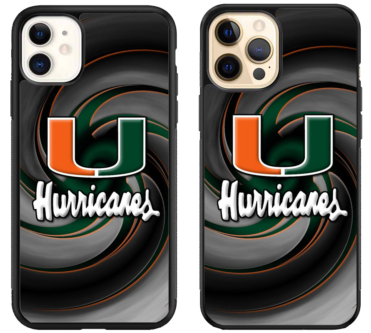 Miami Hurricanes Logo Wallpaper iPhone 12 | 12 Mini | 12 Pro | 12 Pro Max Case