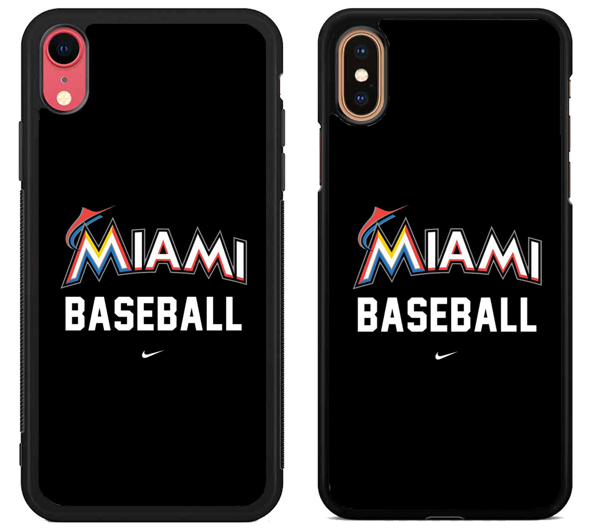 Miami Marlins Baseball iPhone X | Xs | Xr | Xs Max Case