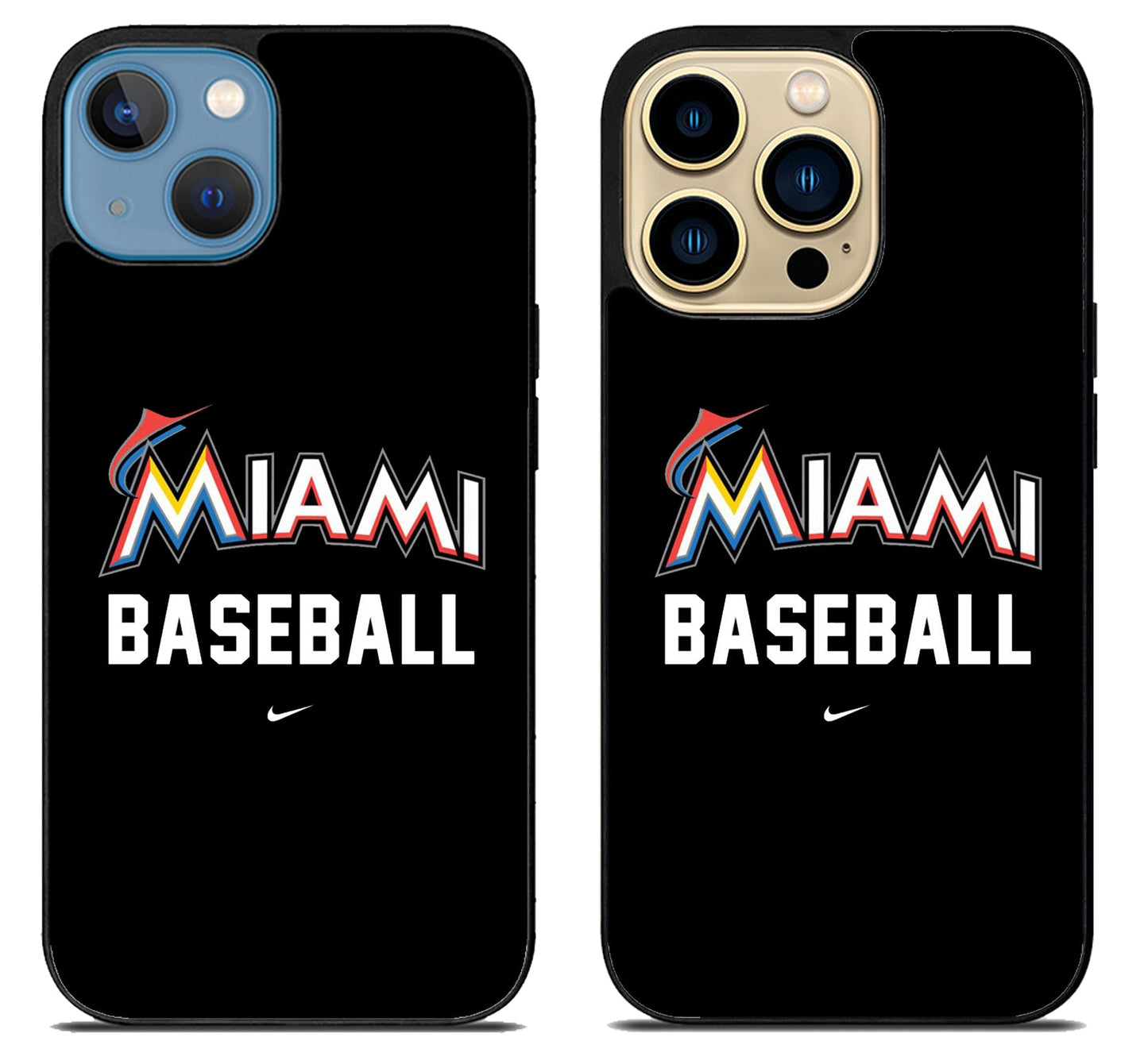 Miami Marlins Baseball iPhone 14 | 14 Plus | 14 Pro | 14 Pro Max Case