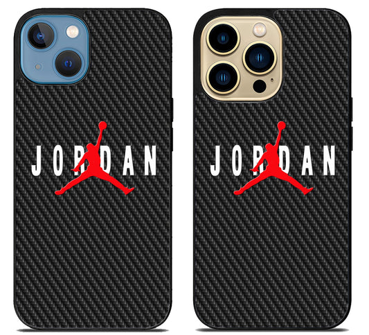 Michael Jordan Jump Carbon iPhone 14 | 14 Plus | 14 Pro | 14 Pro Max Case
