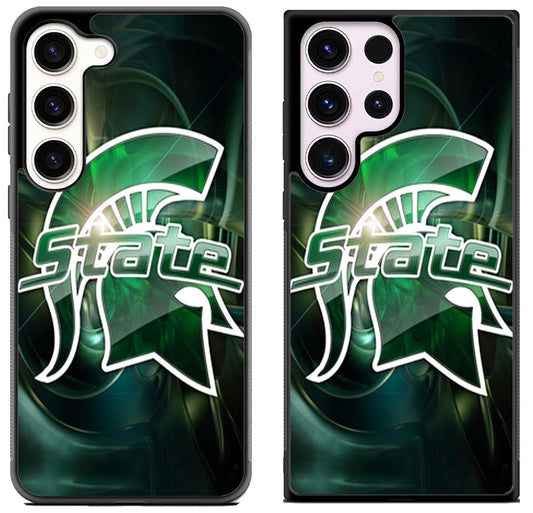 Michigan State Spartans Background Samsung Galaxy S23 | S23+ | S23 Ultra Case