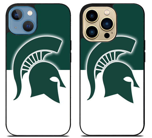 Michigan State Spartans Cool iPhone 14 | 14 Plus | 14 Pro | 14 Pro Max Case