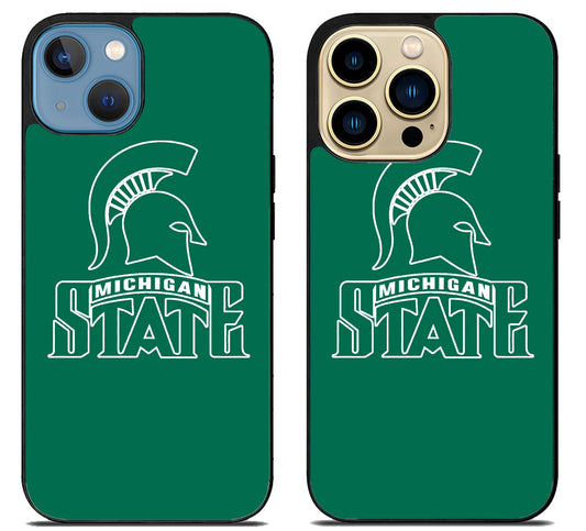 Michigan State Spartans Logo iPhone 14 | 14 Plus | 14 Pro | 14 Pro Max Case