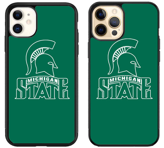 Michigan State Spartans Logo iPhone 12 | 12 Mini | 12 Pro | 12 Pro Max Case