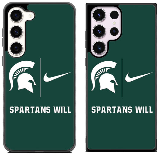 Michigan State Spartans Will Samsung Galaxy S23 | S23+ | S23 Ultra Case