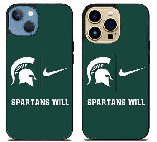 Michigan State Spartans Will iPhone 14 | 14 Plus | 14 Pro | 14 Pro Max Case