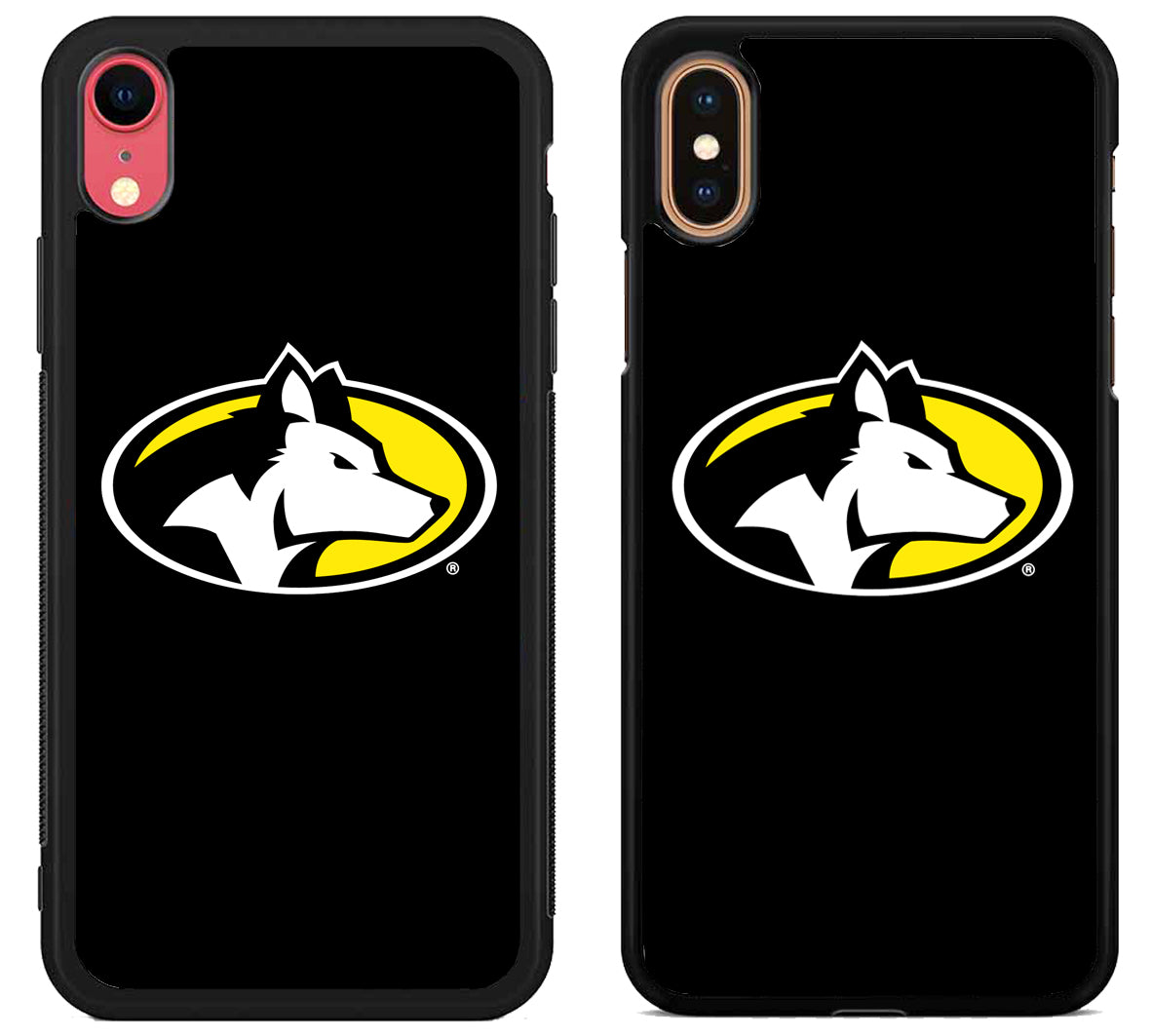 Michigan Tech Huskies Black iPhone X | Xs | Xr | Xs Max Case