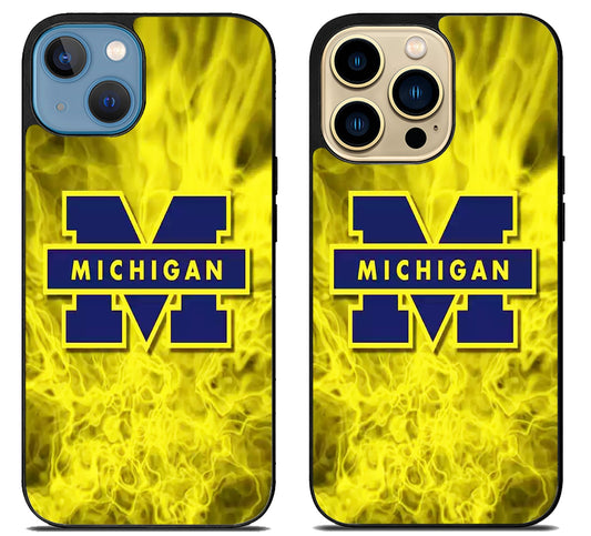 Michigan Wolverines Cool iPhone 14 | 14 Plus | 14 Pro | 14 Pro Max Case