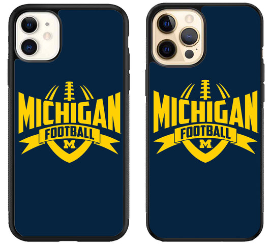 Michigan Wolverines Football iPhone 12 | 12 Mini | 12 Pro | 12 Pro Max Case