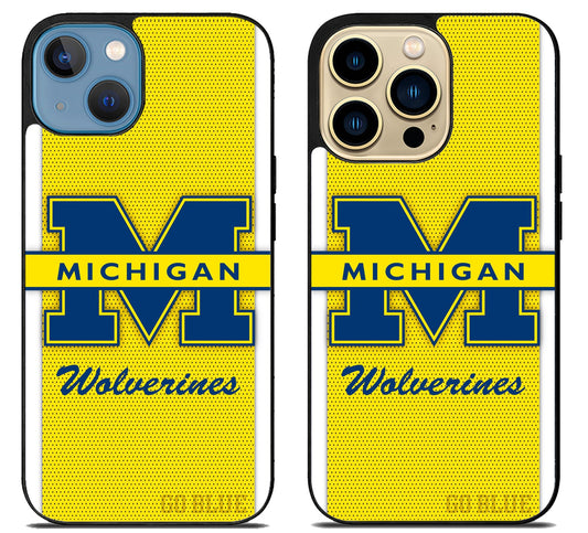Michigan Wolverines Go Blue iPhone 14 | 14 Plus | 14 Pro | 14 Pro Max Case