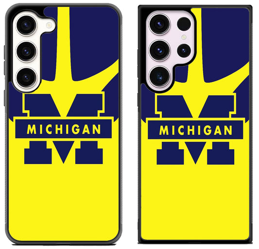 Michigan Wolverines Style Samsung Galaxy S23 | S23+ | S23 Ultra Case