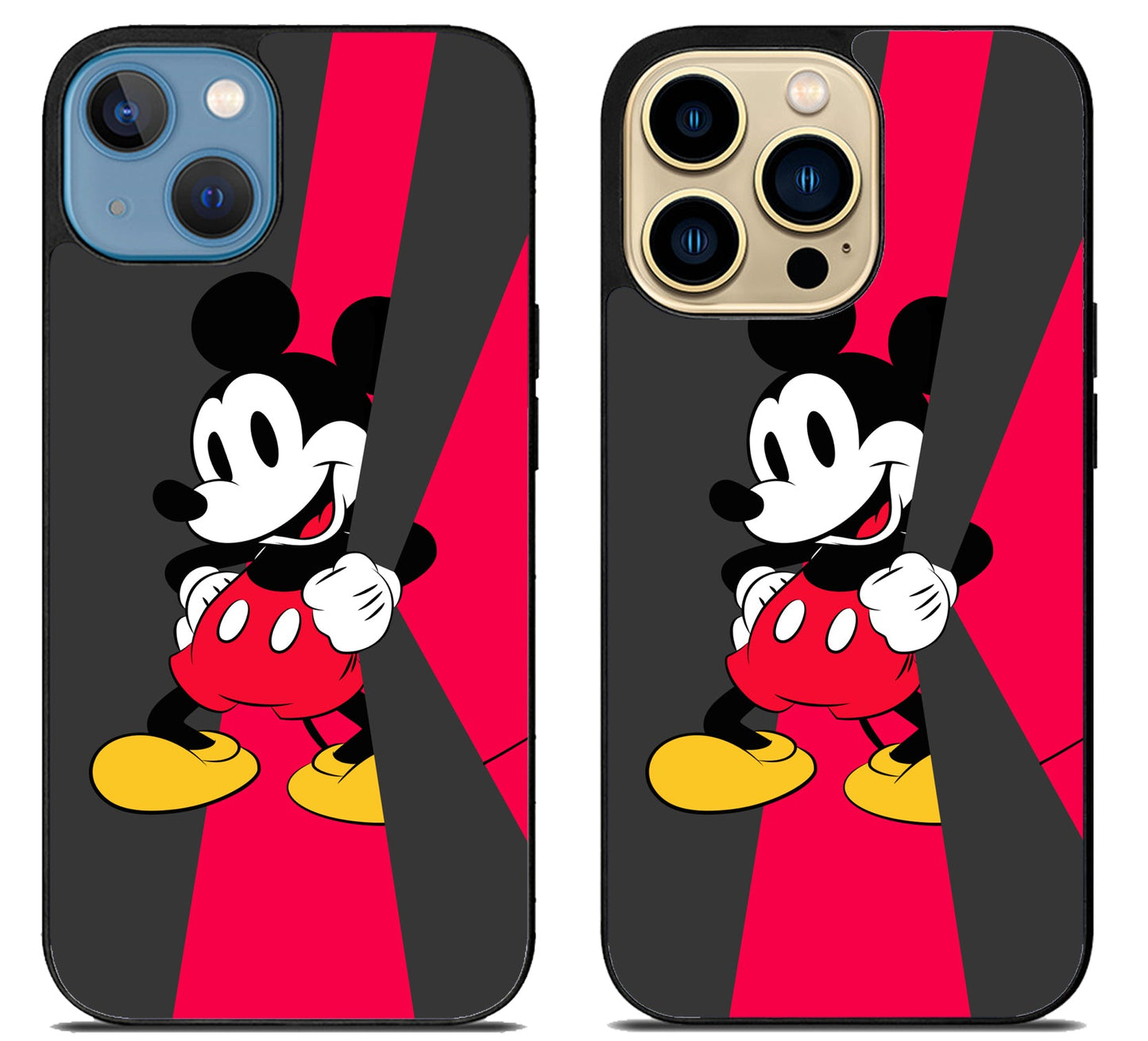 Mickey mouse Red And Black iPhone 14 | 14 Plus | 14 Pro | 14 Pro Max Case