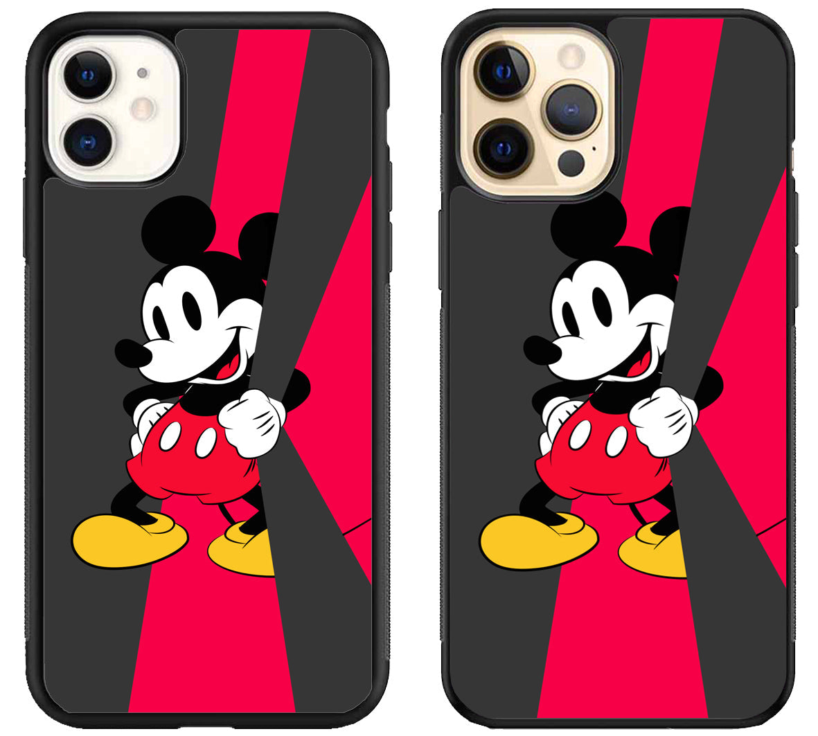 Mickey mouse Red And Black iPhone 12 | 12 Mini | 12 Pro | 12 Pro Max Case
