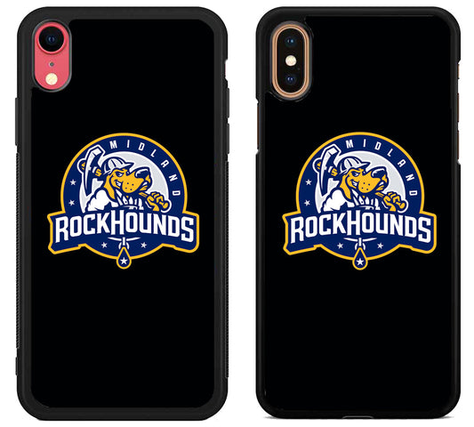 Midland RockHounds Black iPhone X | Xs | Xr | Xs Max Case