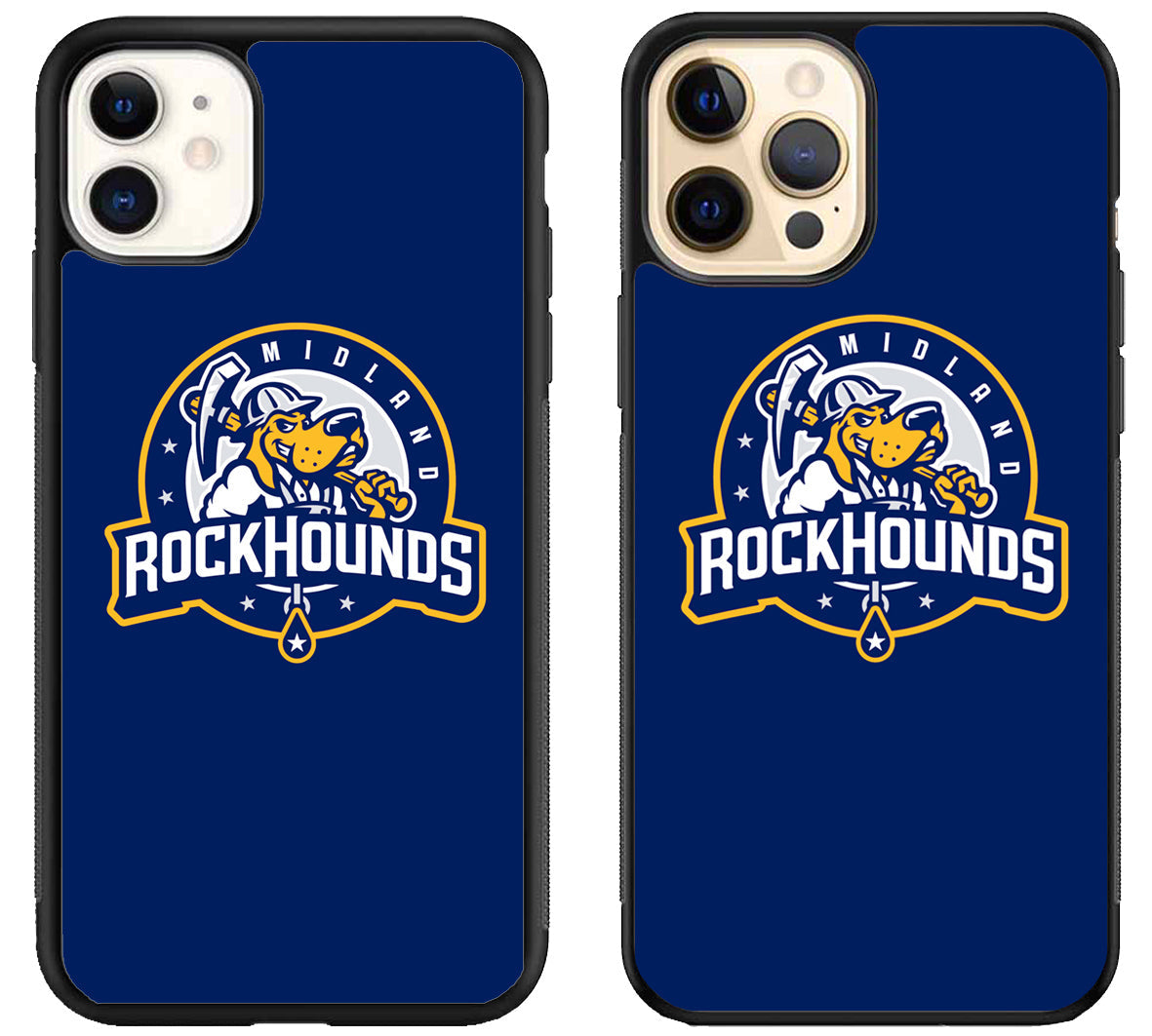 Midland RockHounds Blue iPhone 12 | 12 Mini | 12 Pro | 12 Pro Max Case