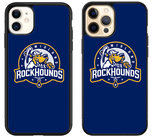 Midland RockHounds Blue iPhone 12 | 12 Mini | 12 Pro | 12 Pro Max Case