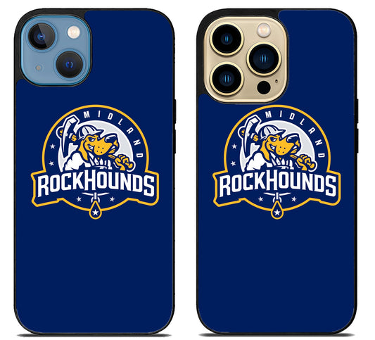 Midland RockHounds Blue iPhone 14 | 14 Plus | 14 Pro | 14 Pro Max Case