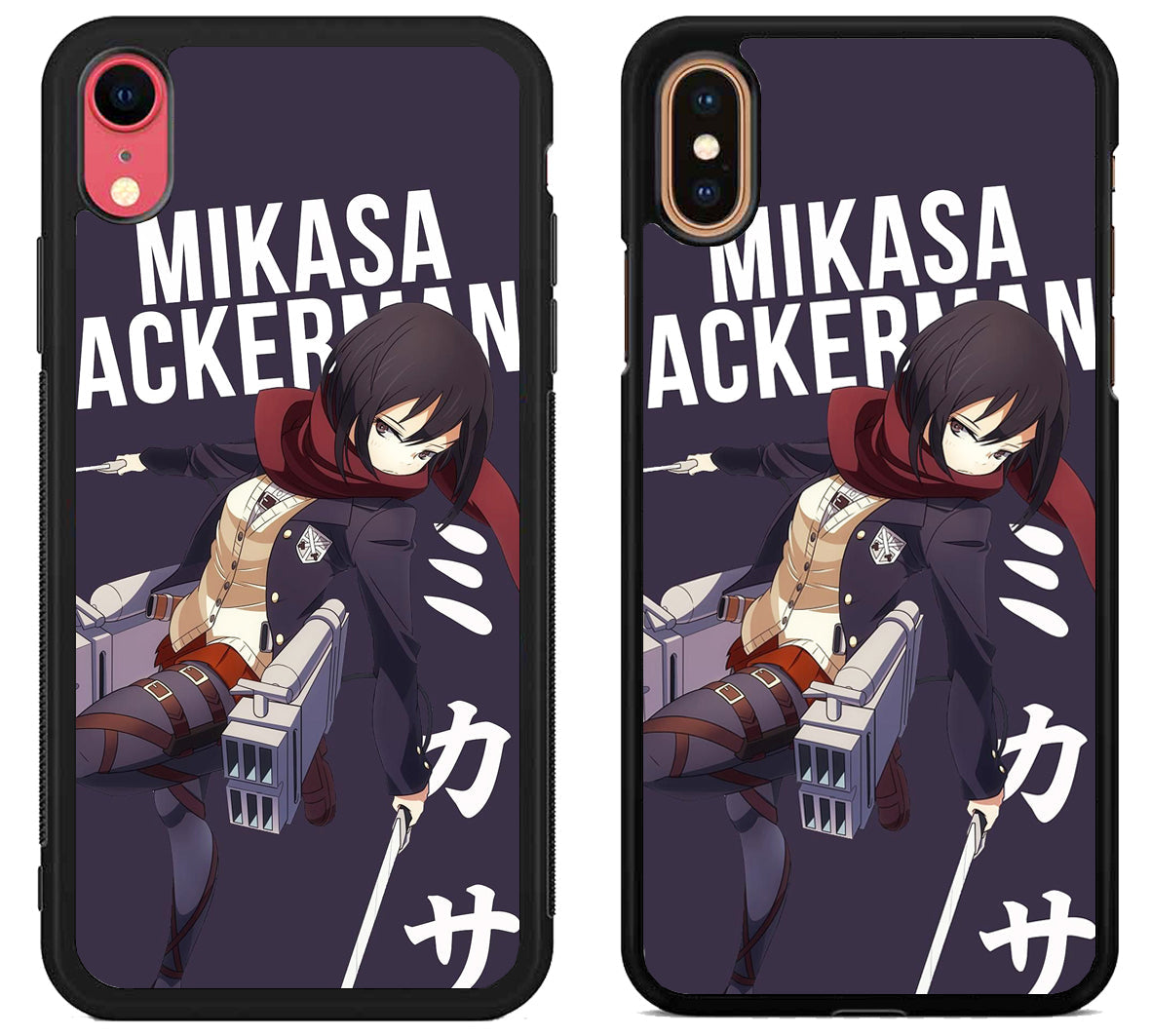 Mikasa Ackerman Attack on Titan Anime iPhone X | Xs | Xr | Xs Max Case