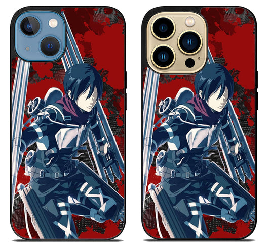 Mikasa Ackerman Attack on Titan Cool iPhone 14 | 14 Plus | 14 Pro | 14 Pro Max Case