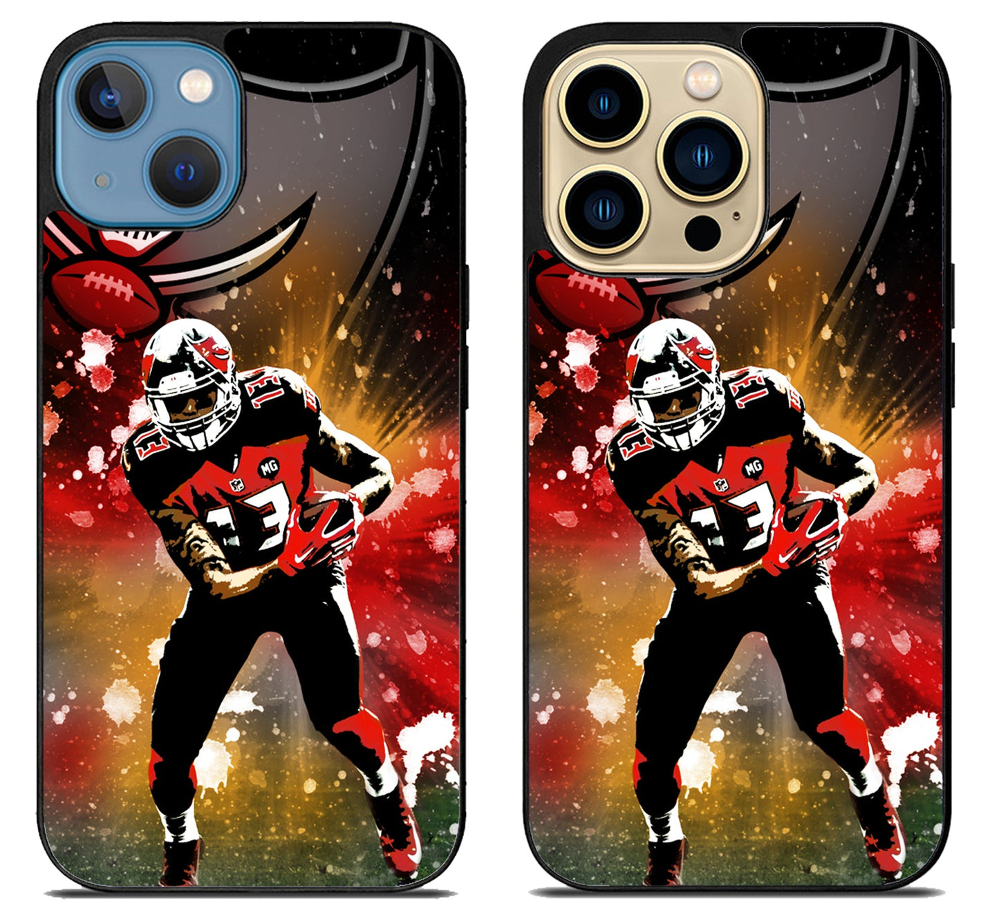 Mike Evans NFL Artwork iPhone 14 | 14 Plus | 14 Pro | 14 Pro Max Case