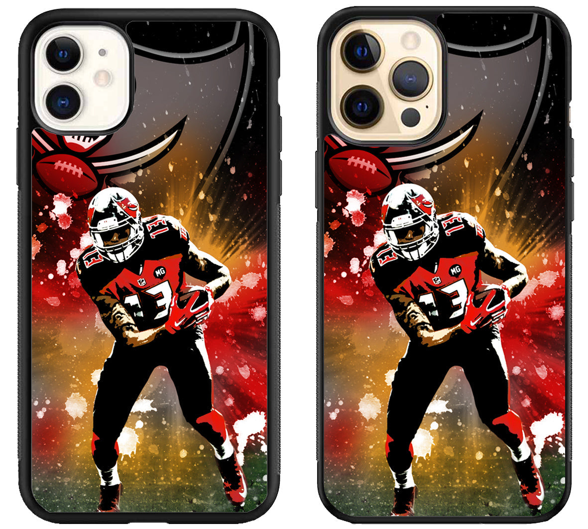 Mike Evans NFL Artwork iPhone 12 | 12 Mini | 12 Pro | 12 Pro Max Case