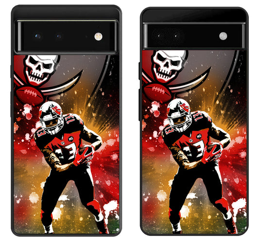 Mike Evans NFL Artwork Google Pixel 6 | 6A | 6 Pro Case