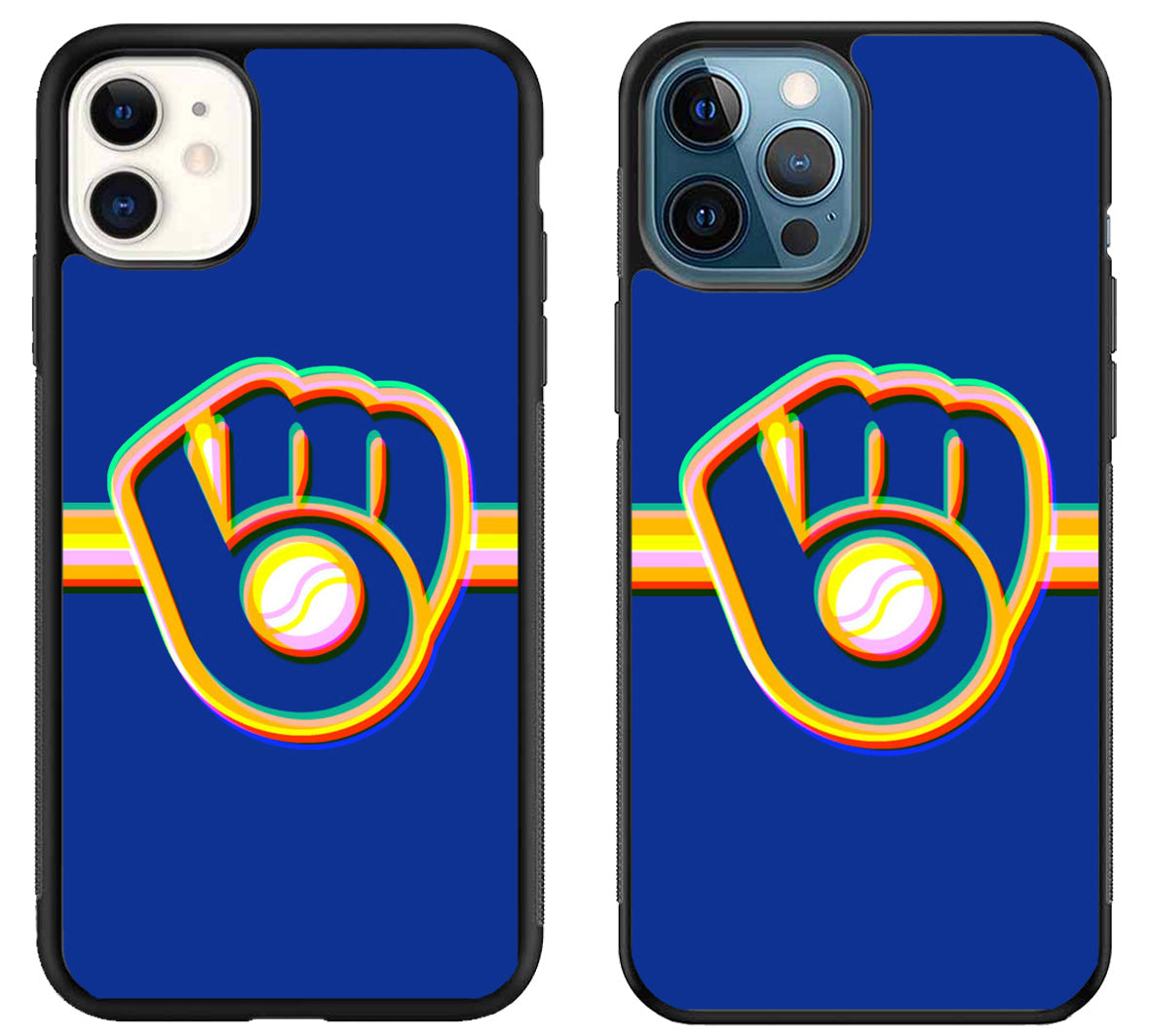 Milwaukee Brewers Logo Blue iPhone 11 | 11 Pro | 11 Pro Max Case