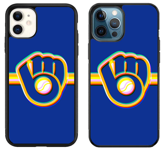 Milwaukee Brewers Logo Blue iPhone 11 | 11 Pro | 11 Pro Max Case