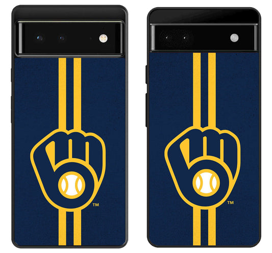 Milwaukee Brewers Stripe Google Pixel 6 | 6A | 6 Pro Case